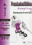 Plakat der ÖH zum Frauentag 2001